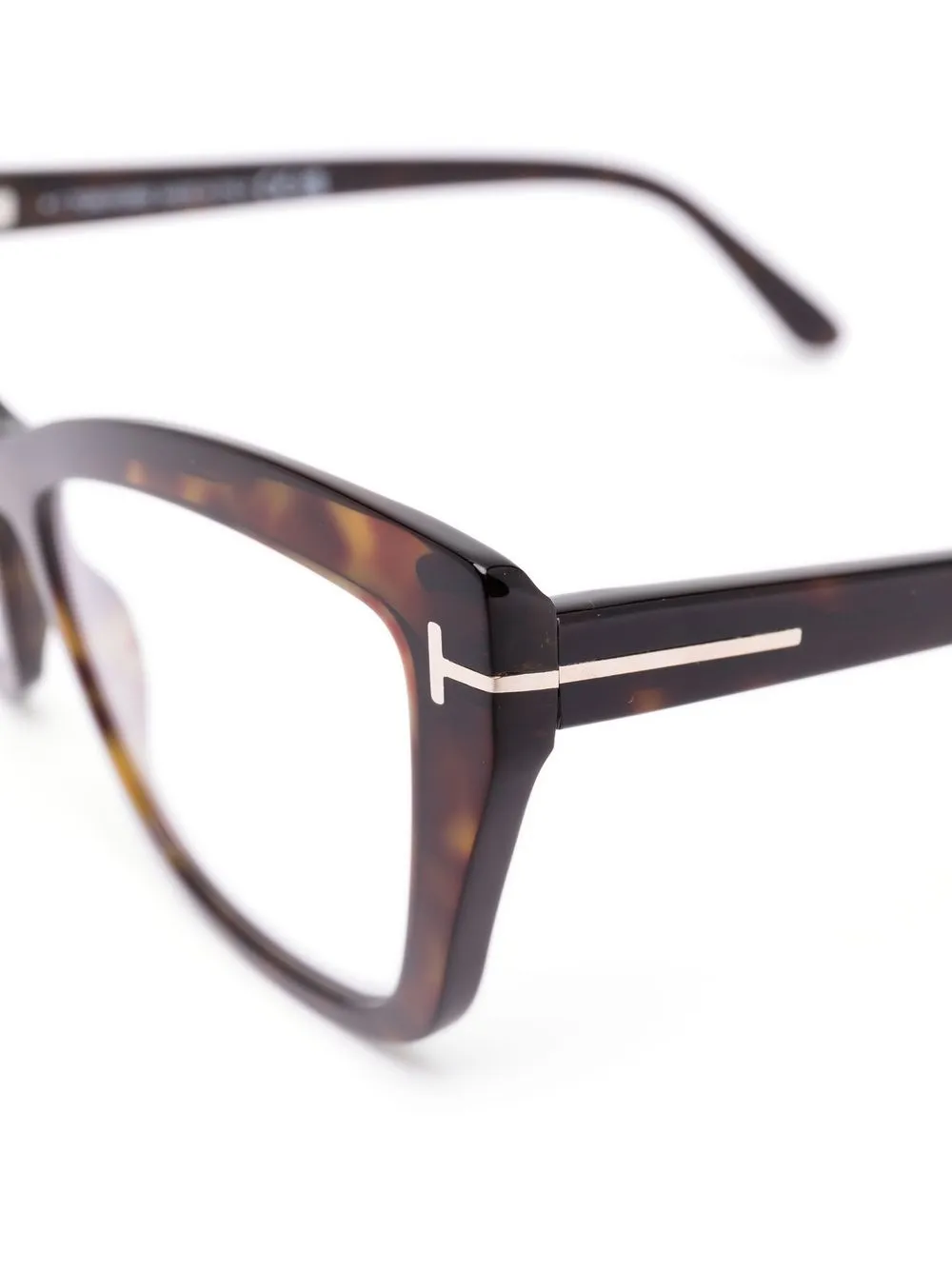 Tom Ford Cat-eye Glasses In Brown