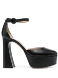 Gianvito Rossi Holly D'Orsay platform pumps - Black