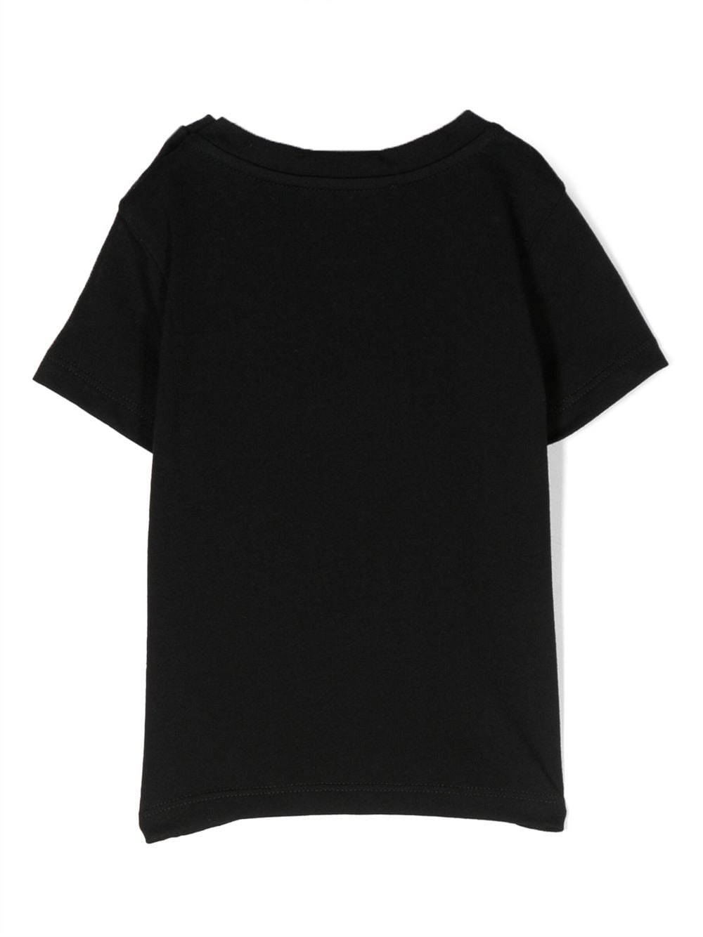 Balmain Kids T-shirt met logoprint - Zwart