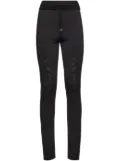 Ferragamo logo-detail drawstring leggings - Black