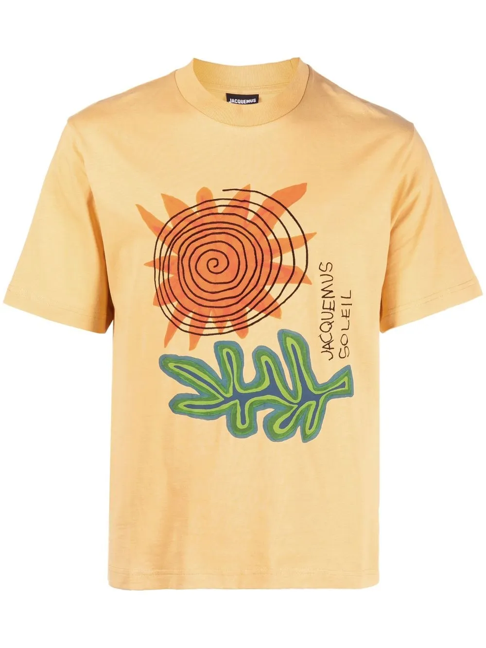 

Jacquemus Soleil graphic-print T-shirt - Yellow
