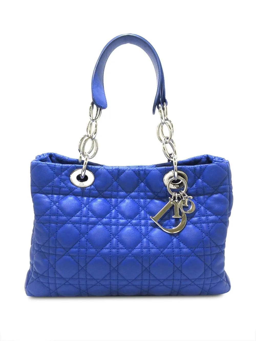 

Christian Dior pre-owned Cannage Lady Dior tote - Blue