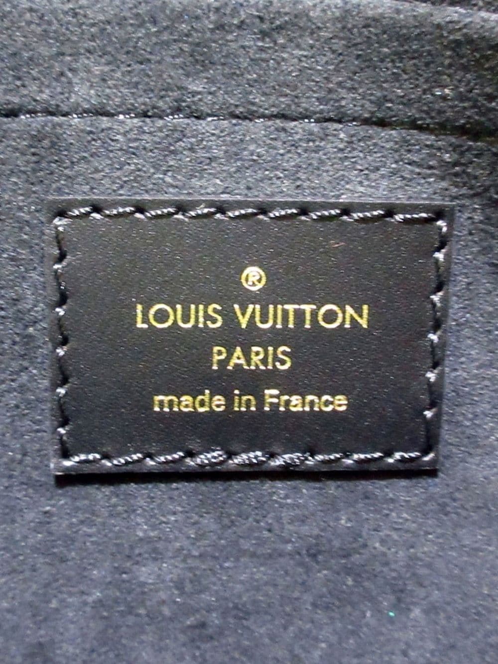 LOUIS VUITTON Monogram Jacquard Velvet Tote Bag Blue M46220