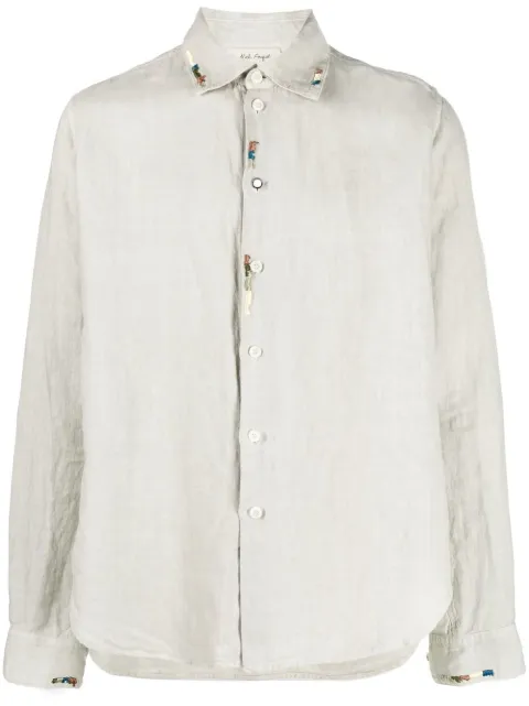 Nick Fouquet camisa con detalle bordado