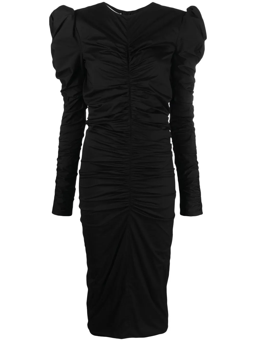 

Philosophy Di Lorenzo Serafini ruched long-sleeve midi dress - Black