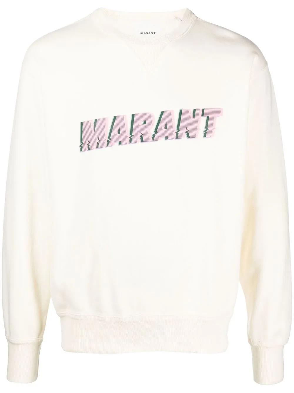 

Isabel Marant sudadera con logo estampado - Neutro