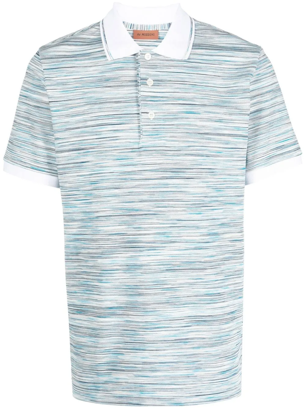 

Missoni marl-knit polo shirt - Blue