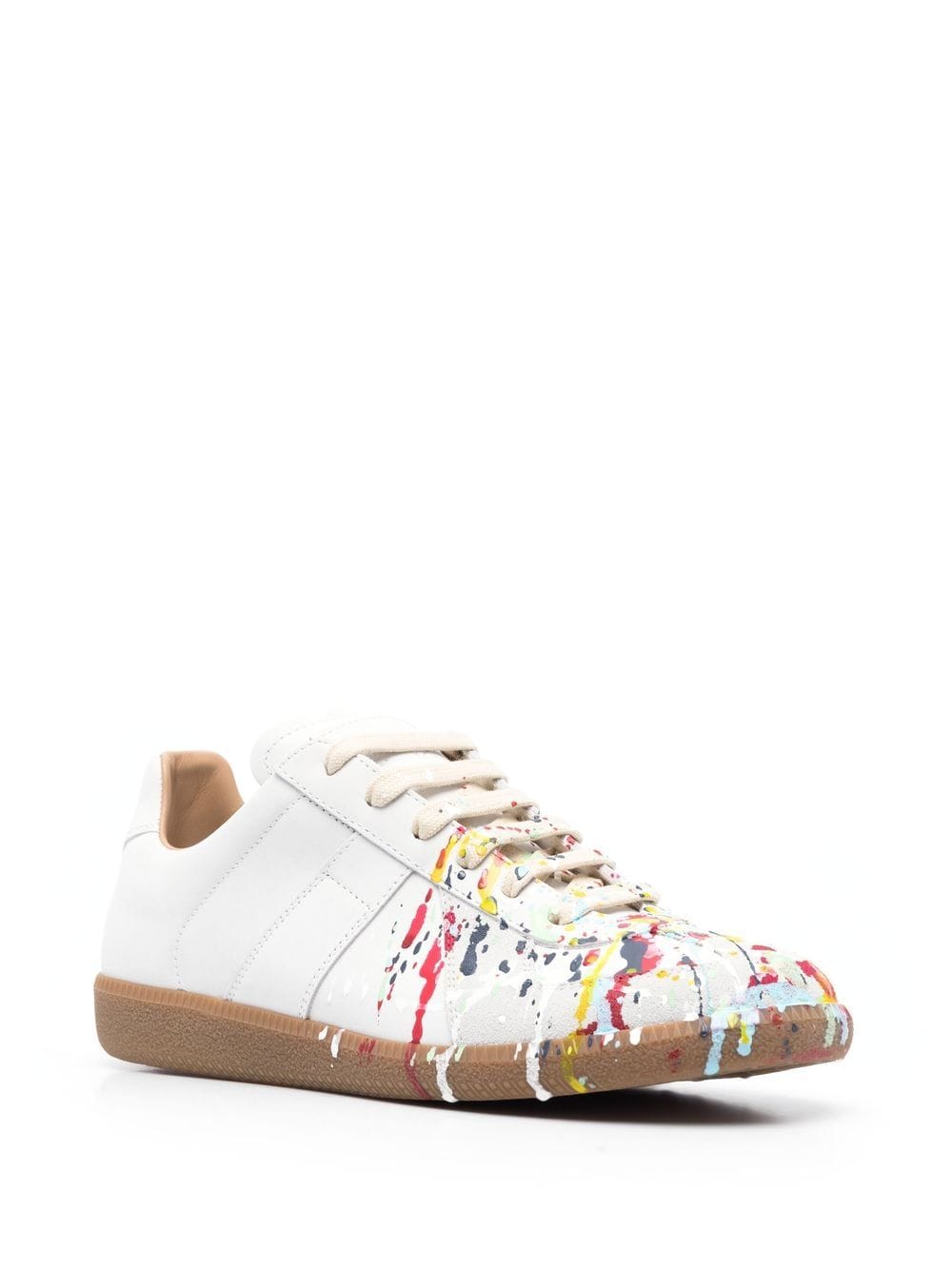 Maison Margiela Sneakers met verfspetters - Grijs