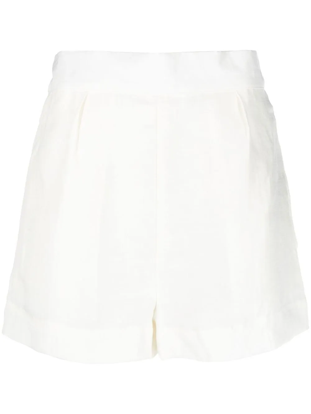 Anemos Highwaisted Short Shorts In White ModeSens