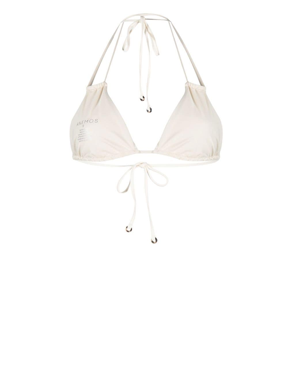 Anemos Bikinitop met dubbele koord - Beige