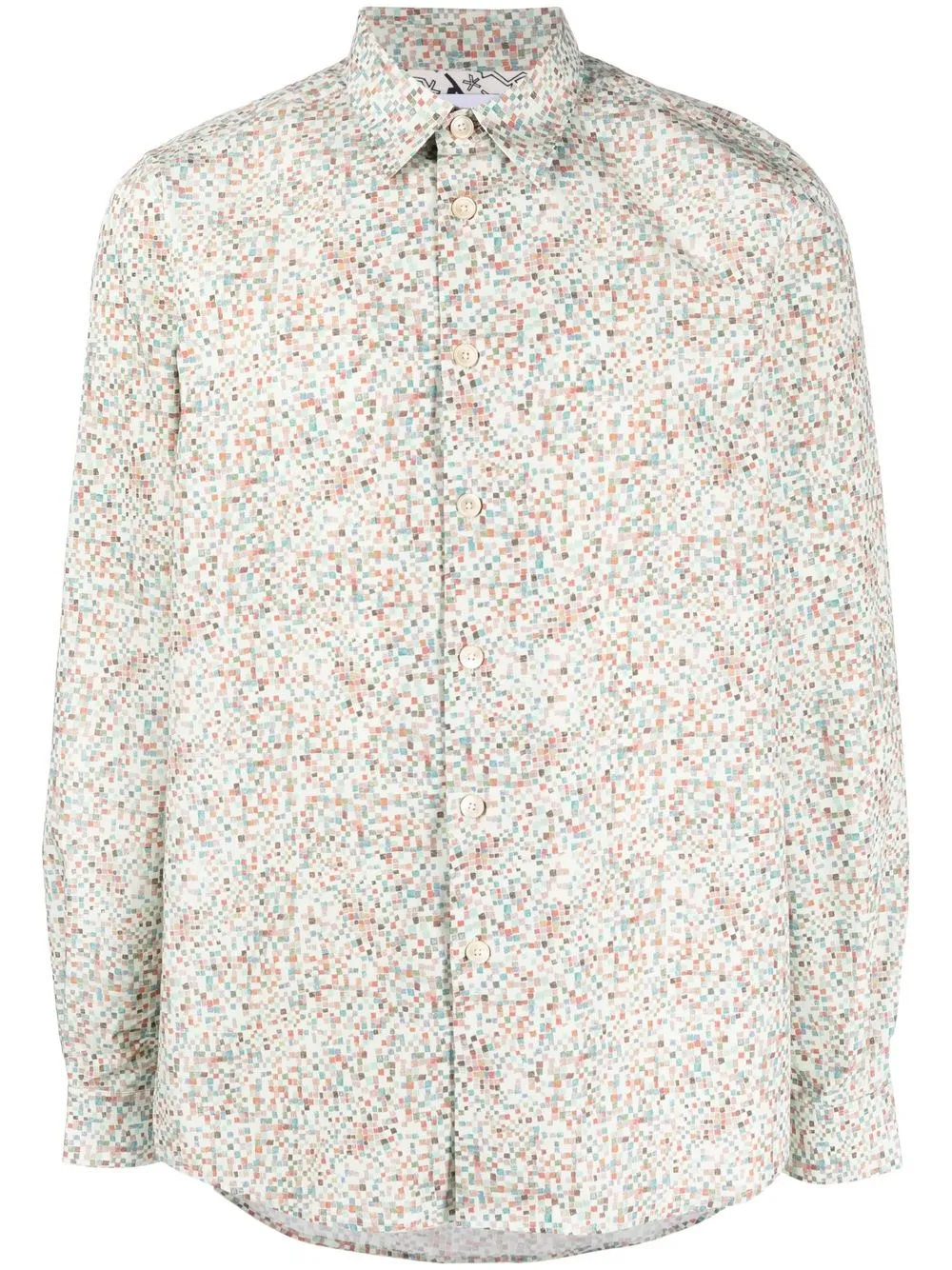 

PS Paul Smith geometric-print cotton shirt - Green