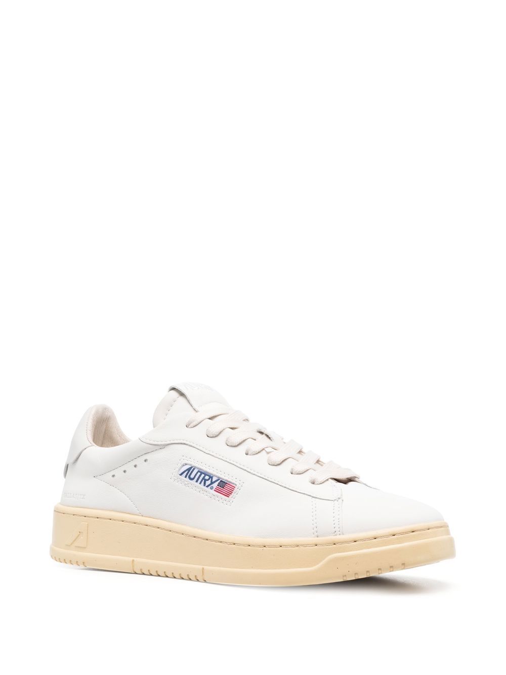 Autry Sneakers met logopatch - Beige