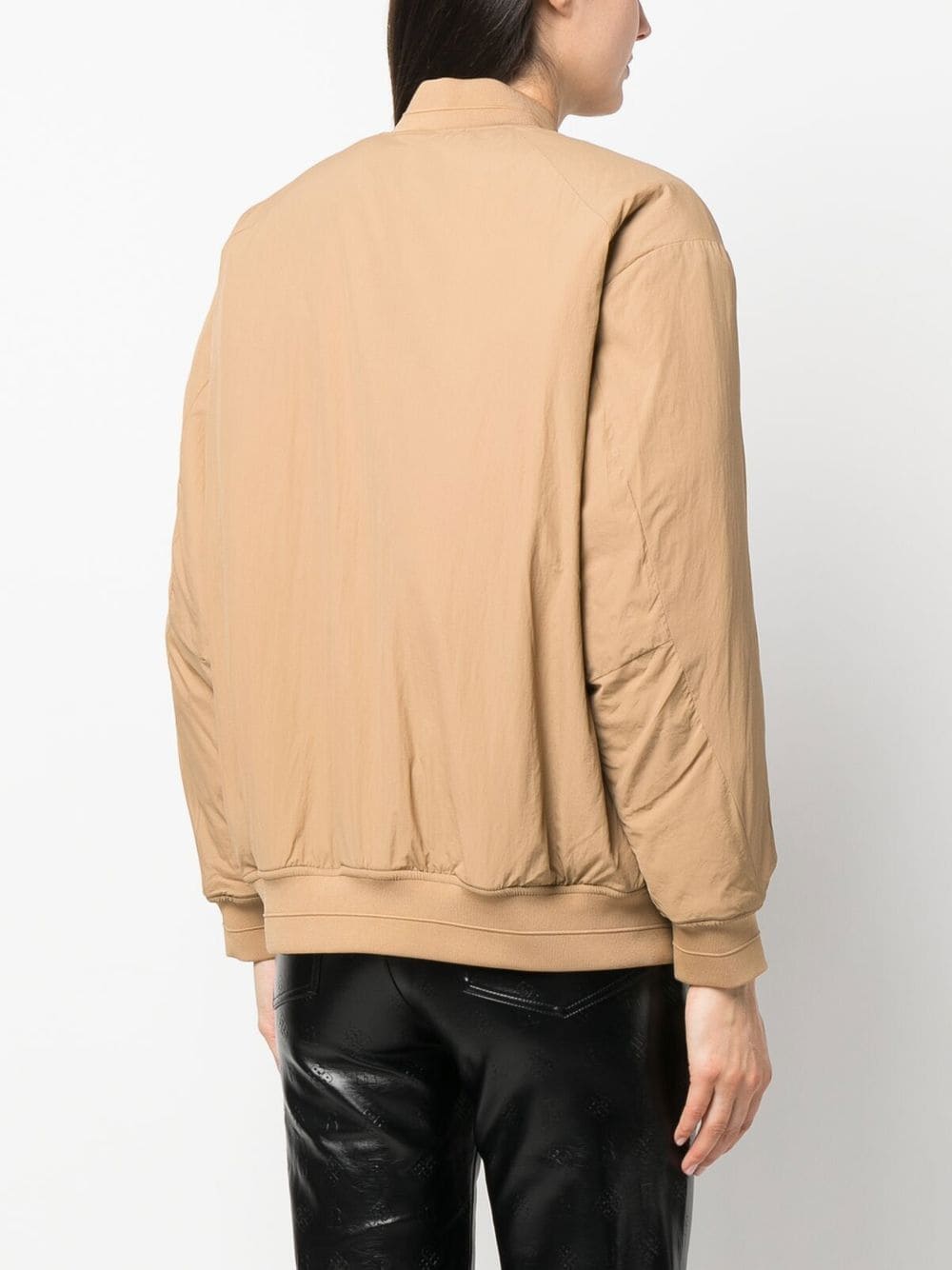 Shop Calvin Klein Zip-up Bomber Jacket In 褐色