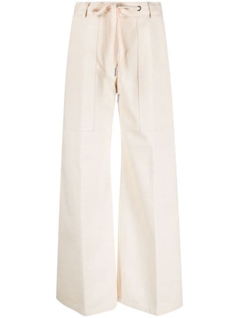 Moncler drawstring wide-leg trousers