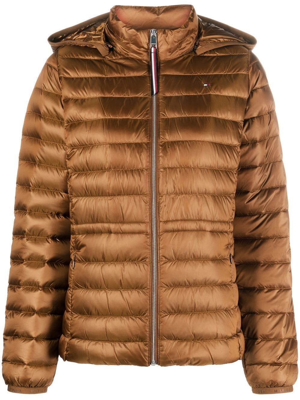 Image 1 of Tommy Hilfiger hooded padded puffer jacket