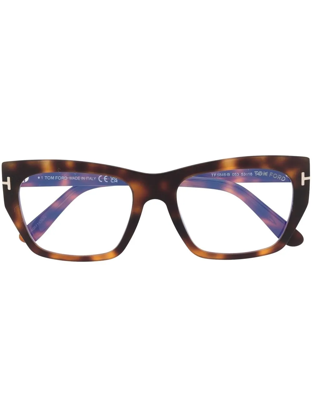 

TOM FORD Eyewear square-frame glasses - Brown