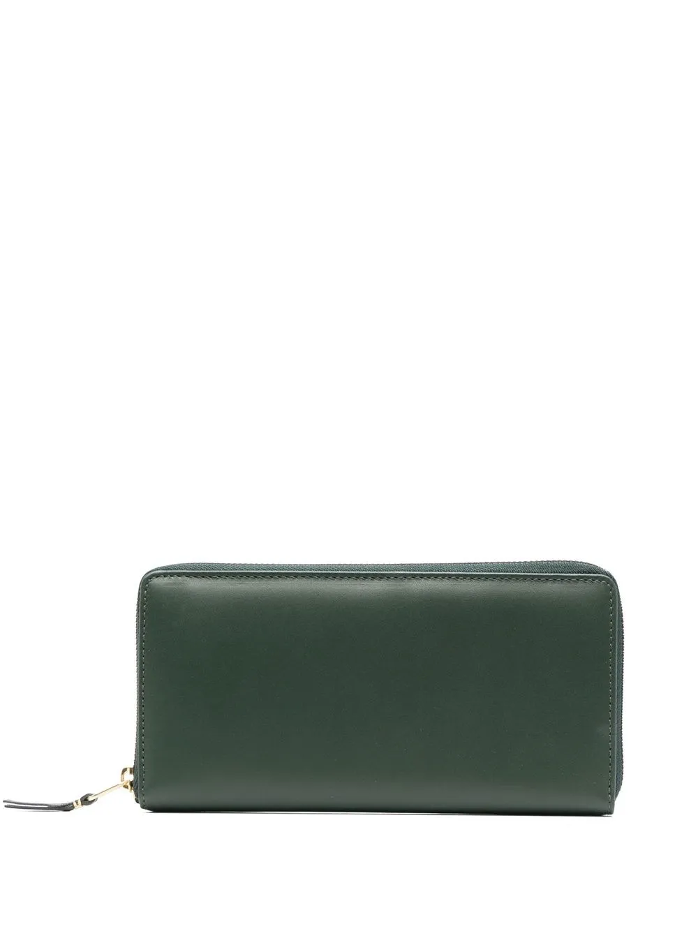 

Comme Des Garçons Wallet zip-up leather wallet - Green