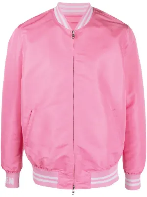 Hot pink 2024 bomber jacket