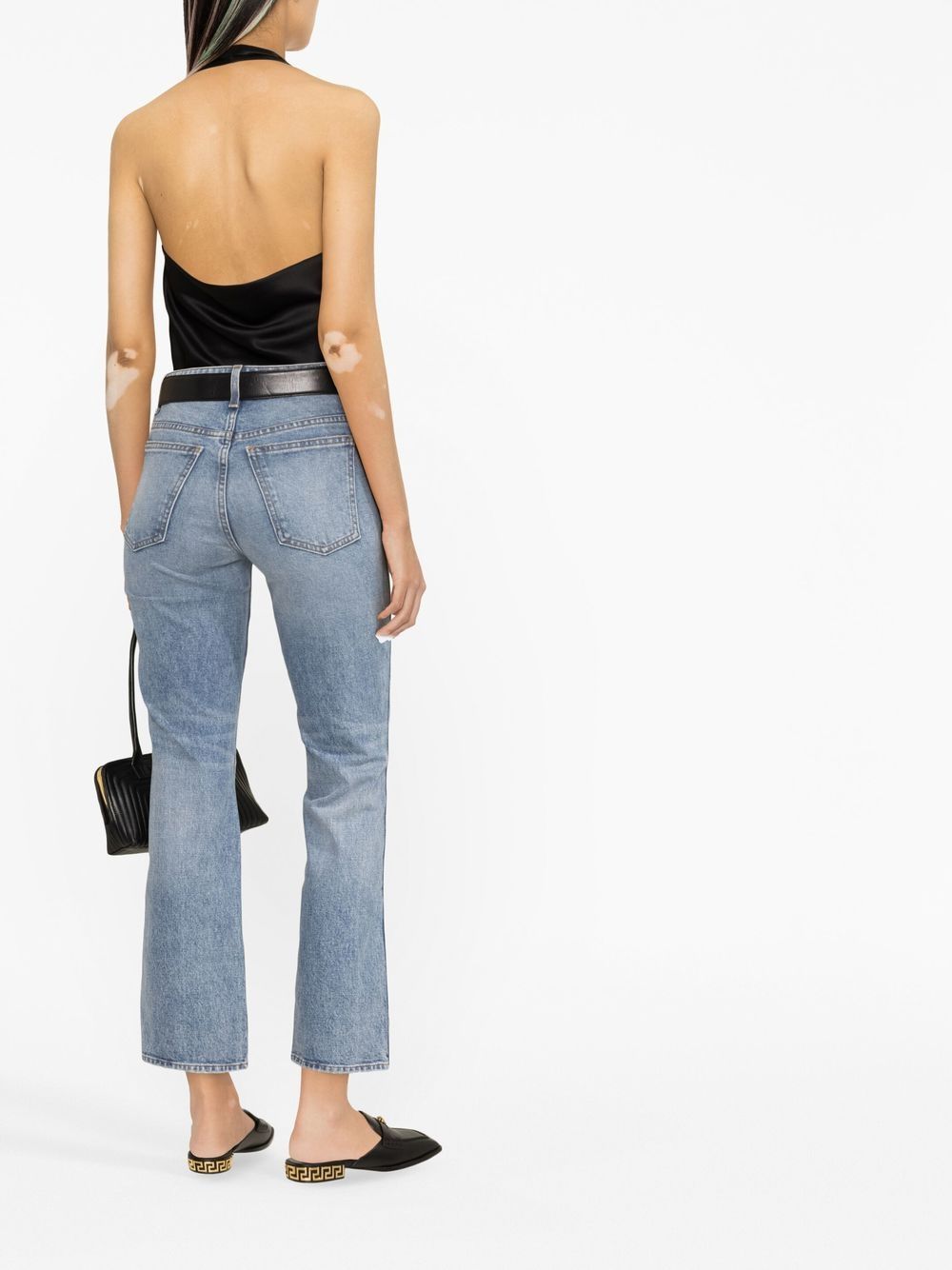 KHAITE mid-rise Cropped Jeans - Farfetch