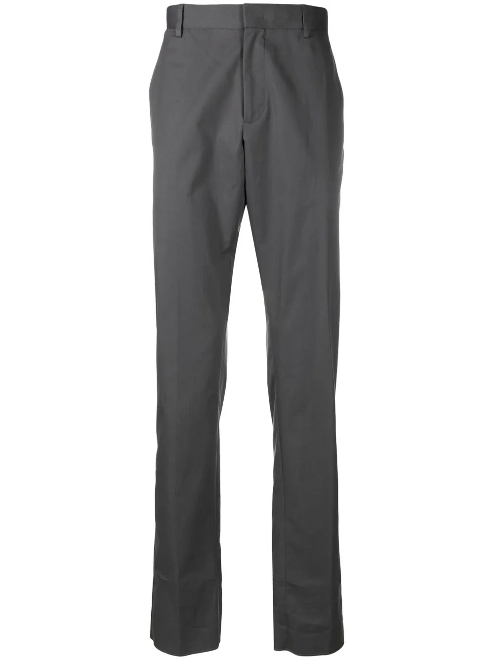 ZEGNA SLIM-LEG COTTON TROUSERS