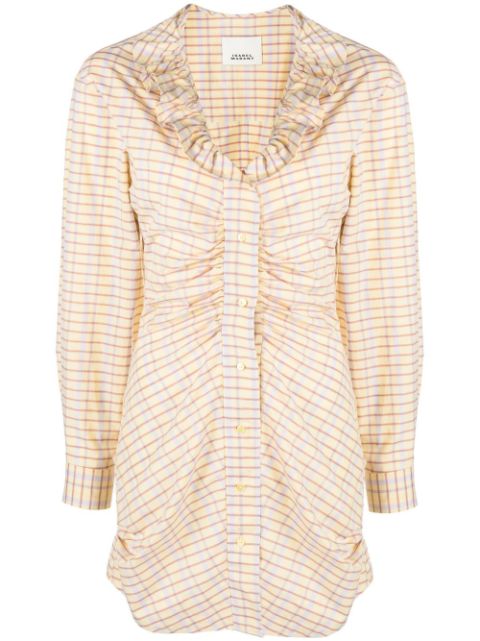 ISABEL MARANT ruffled collar shirt dress Women