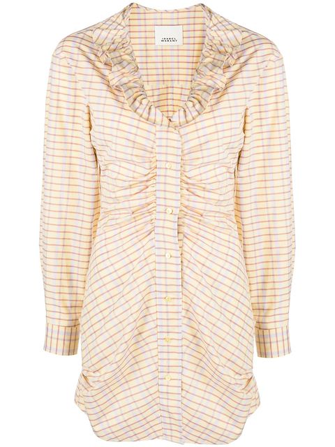 ISABEL MARANT 荷叶领衬衫裙