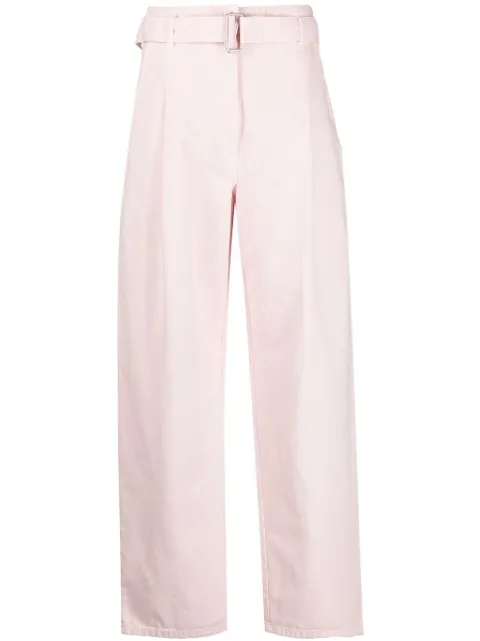 Philosophy Di Lorenzo Serafini belted cotton gabardine trousers
