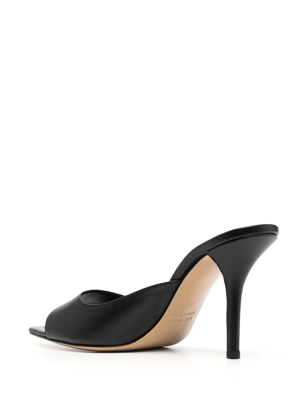  Giaborghini Leather Sandals - Black 