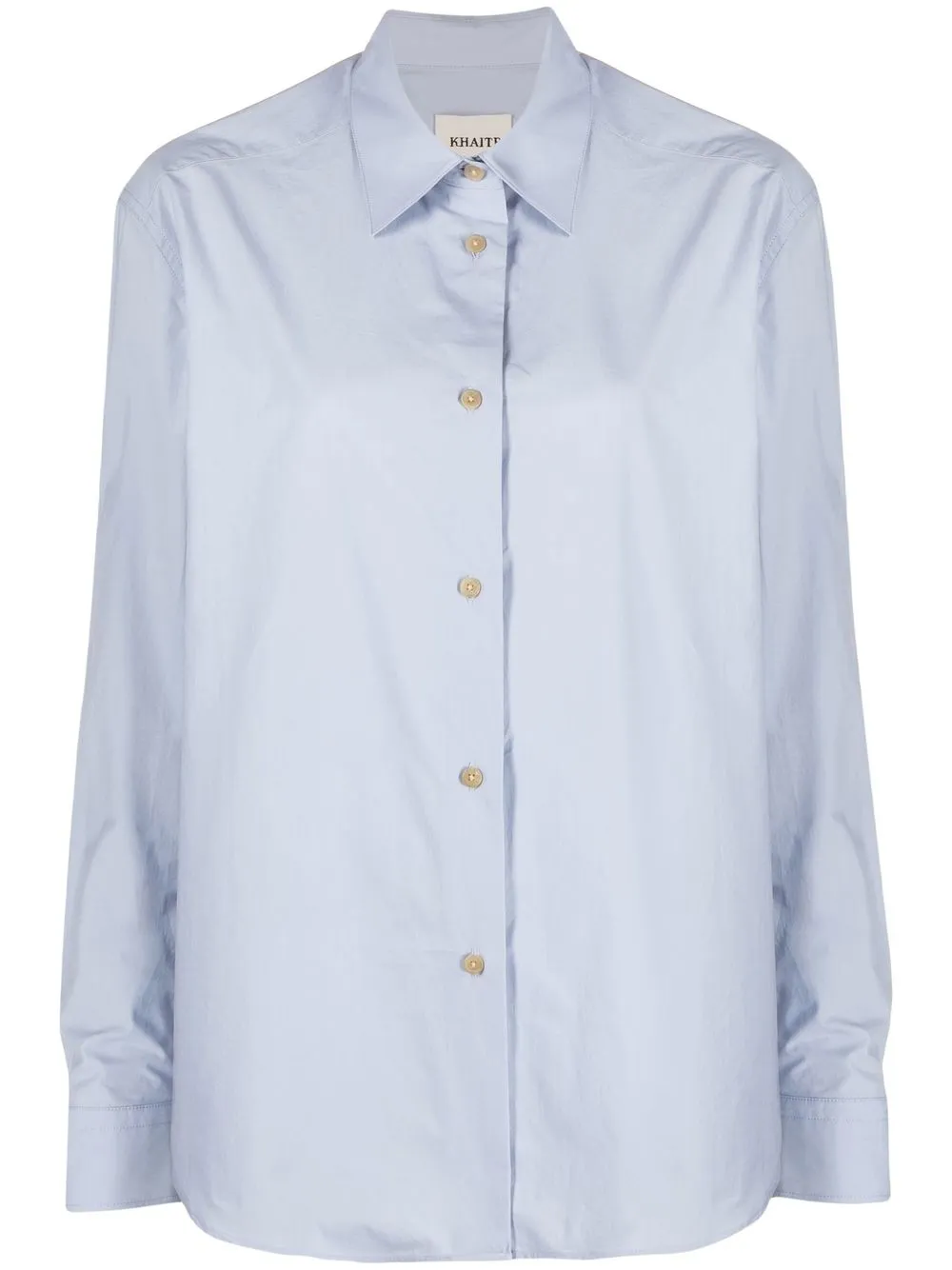 

KHAITE Argo cotton shirt - Blue