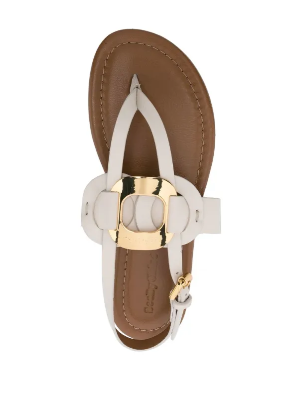 See By Chloe Chany 10mm Sandals Neutrals FARFETCH BN