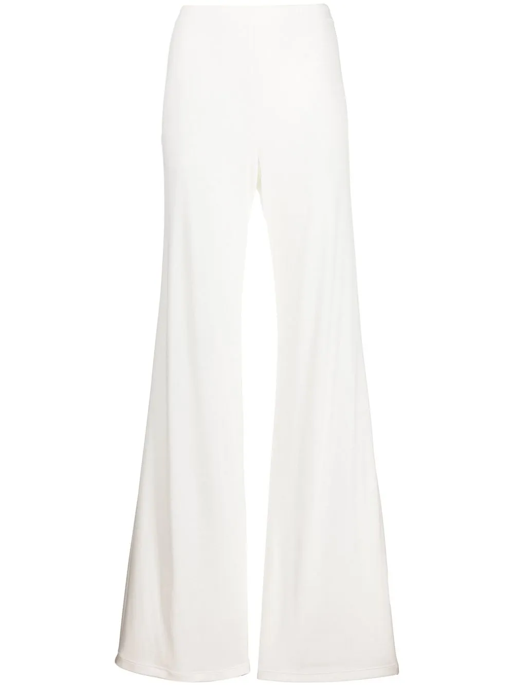 

Alberta Ferretti high-waisted flared trousers - White