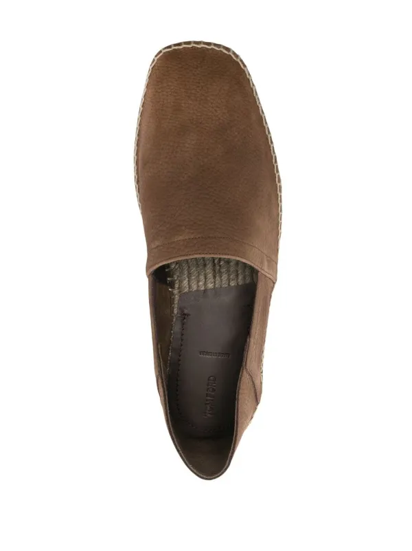 Men's leather espadrilles top