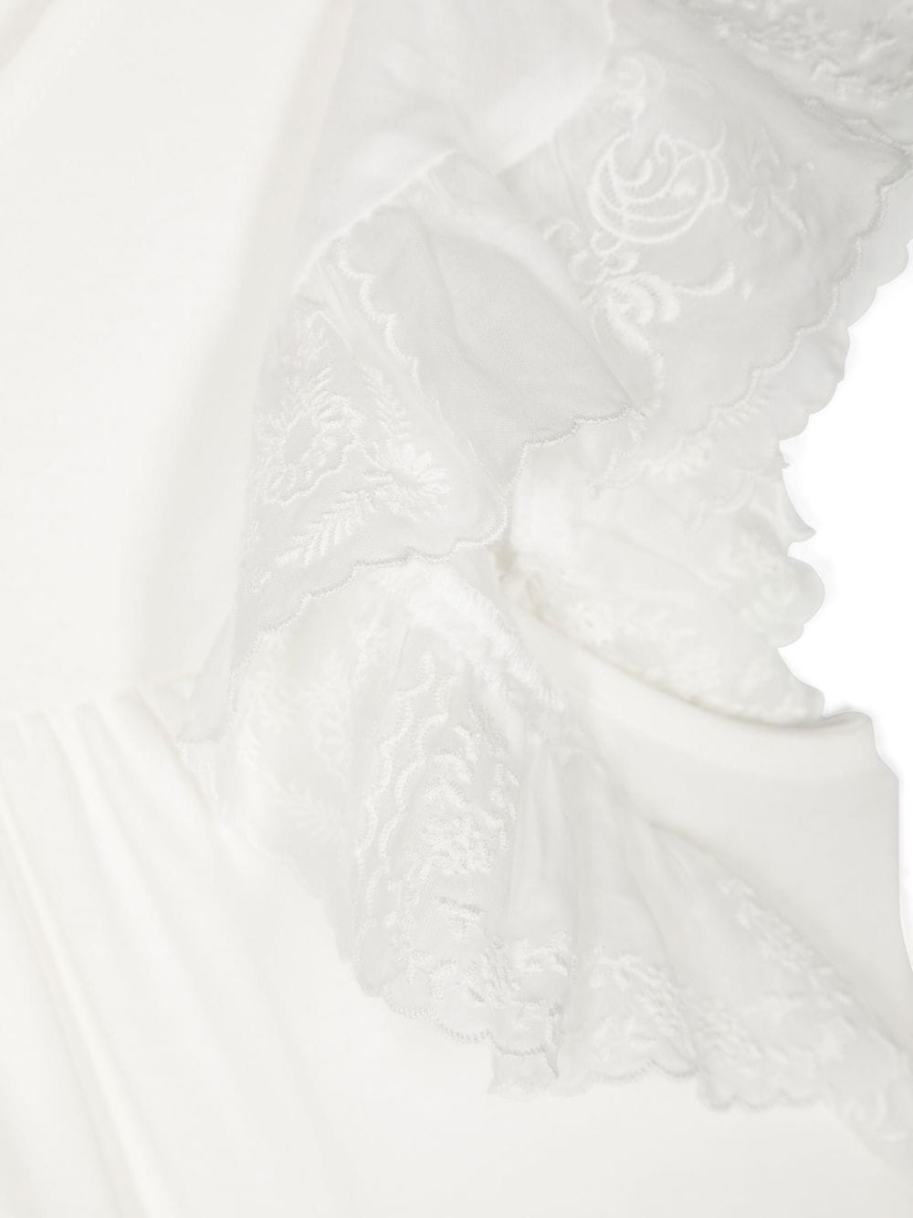 Shop Chloé Cotton Shift Dress In White