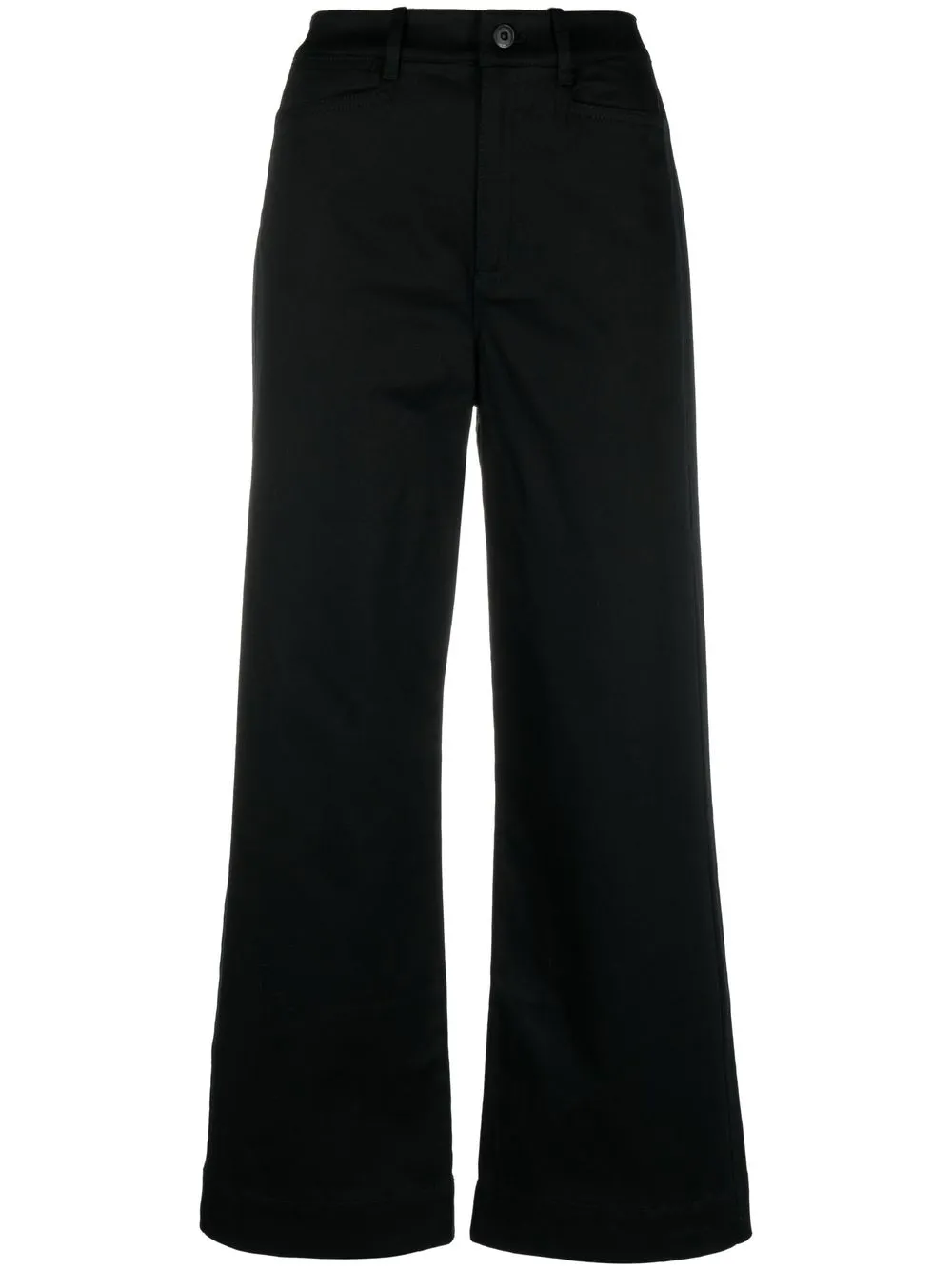 

Proenza Schouler White Label flared-leg cropped trousers - Black