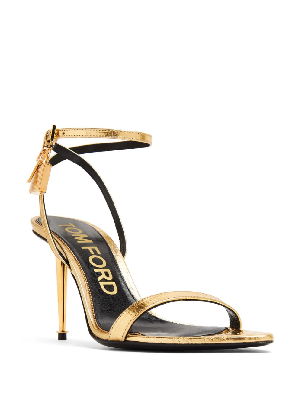 Tom Ford Naked Mm Laminated Sandals Farfetch