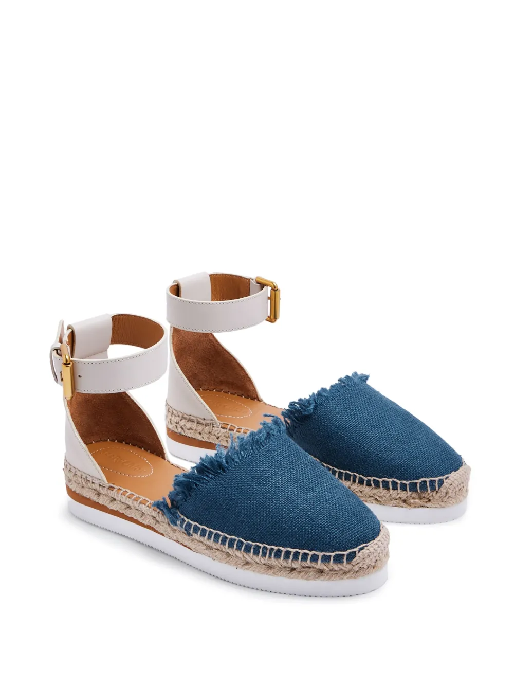 See by Chloé Glyn espadrilles met plateauzool - Blauw