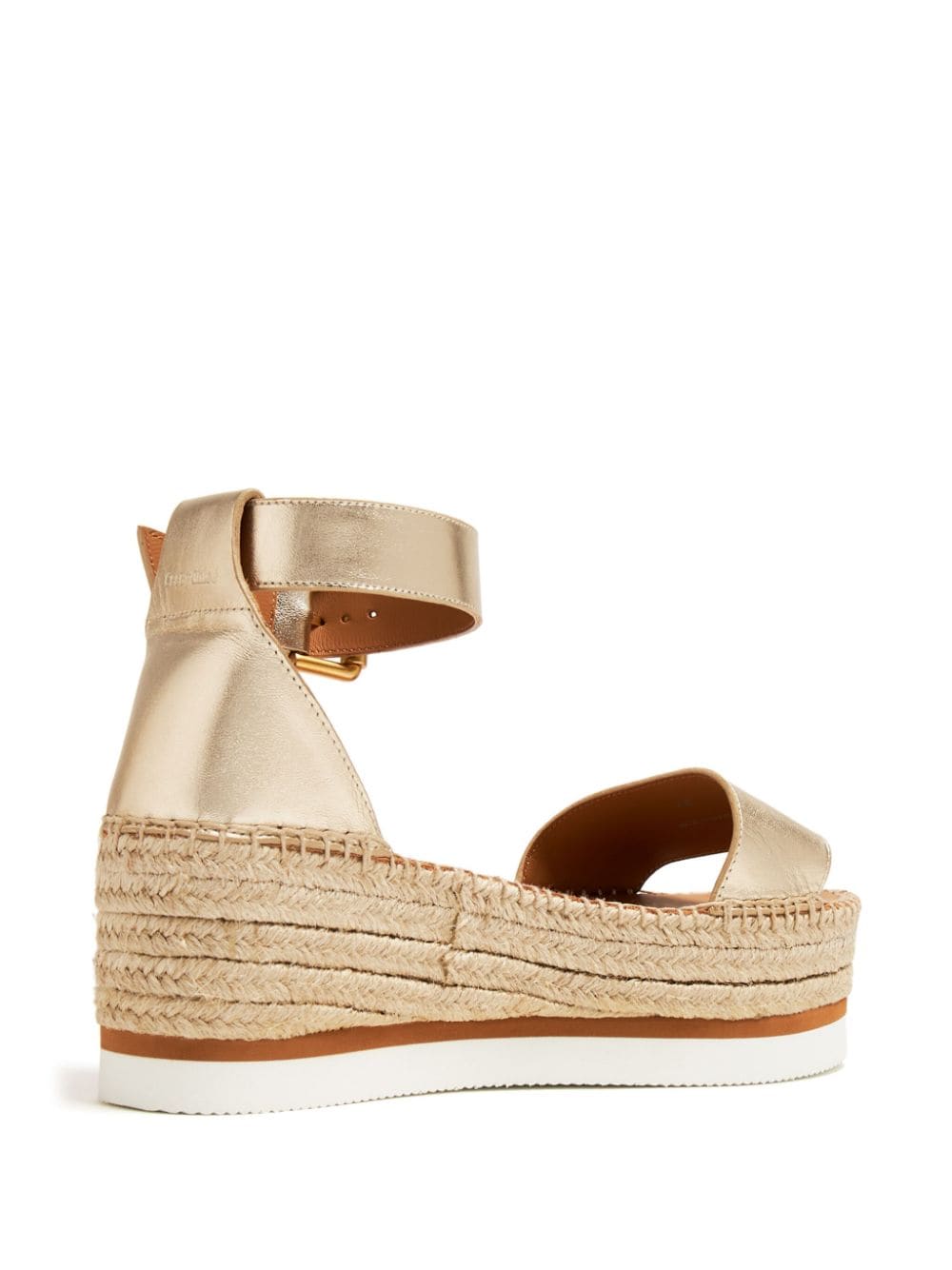 See by Chloé Sandalen met plateauzool Goud