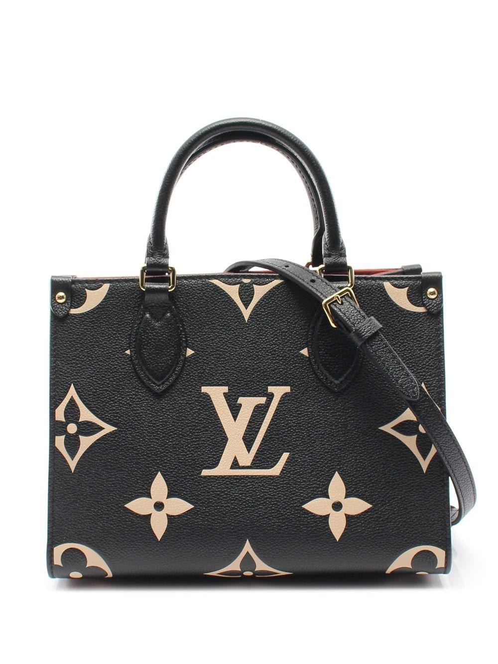 Pre-owned Louis Vuitton 2021 Monogram Giant On-the-go Pm Two-way Bag In ...