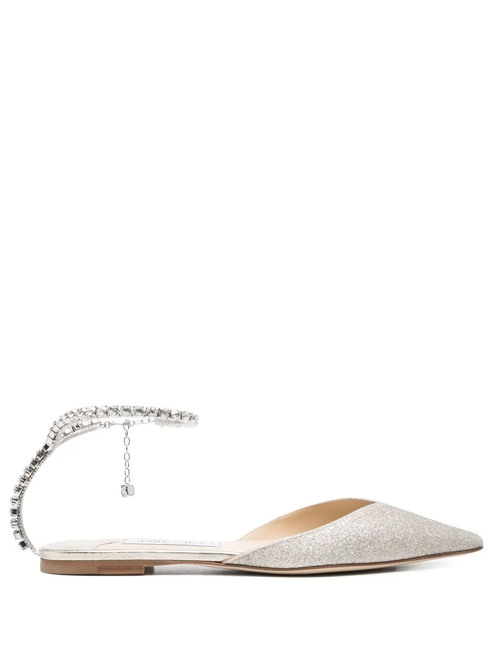 

Jimmy Choo Saeda crystal-embellished pumps - Gold