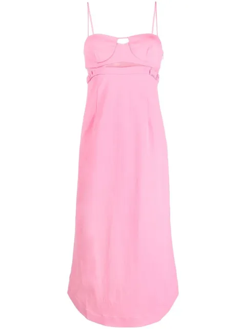 Simkhai cut-out bustier midi dress
