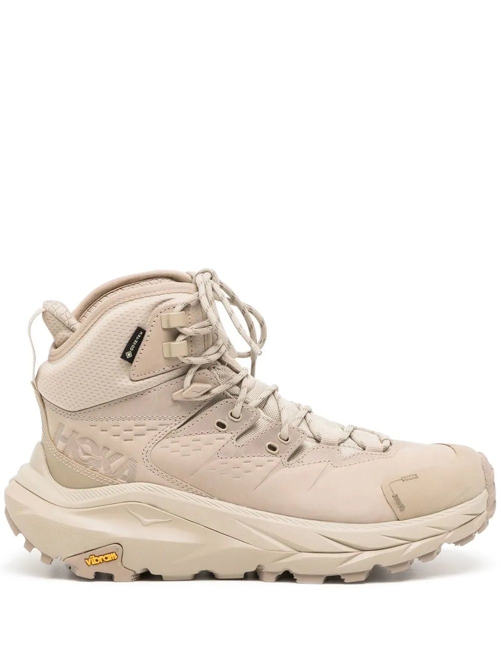 

Hoka One One leather lace-up ankle boots - Neutrals