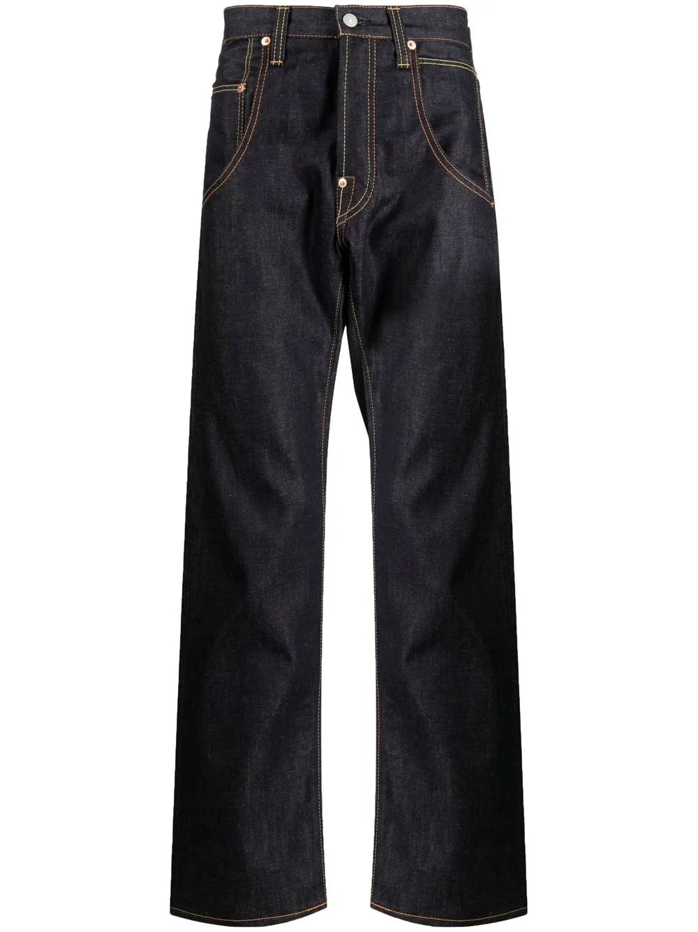 

Junya Watanabe MAN jeans rectos con bolsillos - Azul