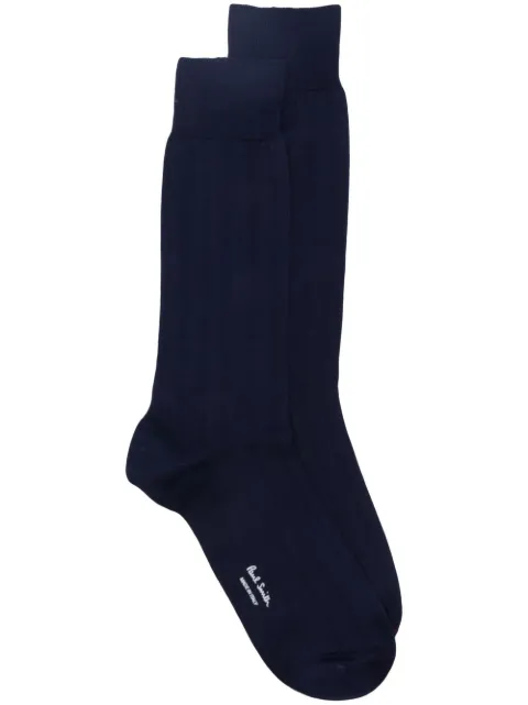 Paul Smith ribbed-knit organic-cotton socks 