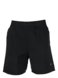 Stone Island Compass-logo swim shorts - Black