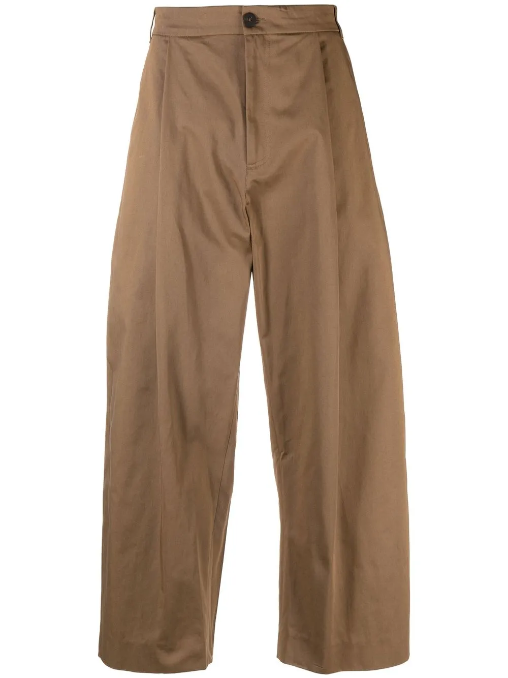 

Studio Nicholson pleated wide-leg trousers - Brown