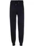 Tommy Hilfiger side-stripe cotton track pants - Blue