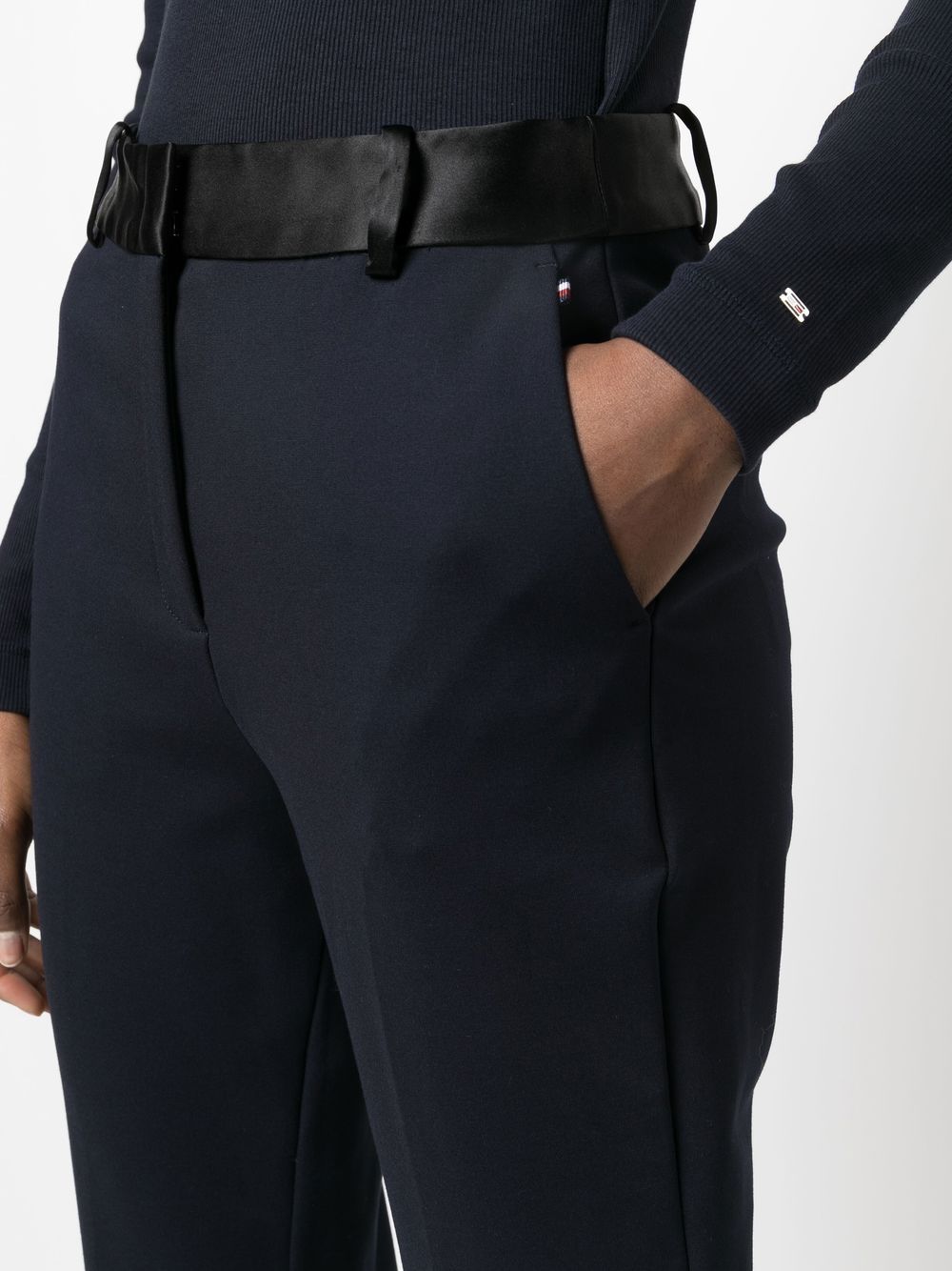 Shop Tommy Hilfiger Tailored Tuxedo Trousers In Blue
