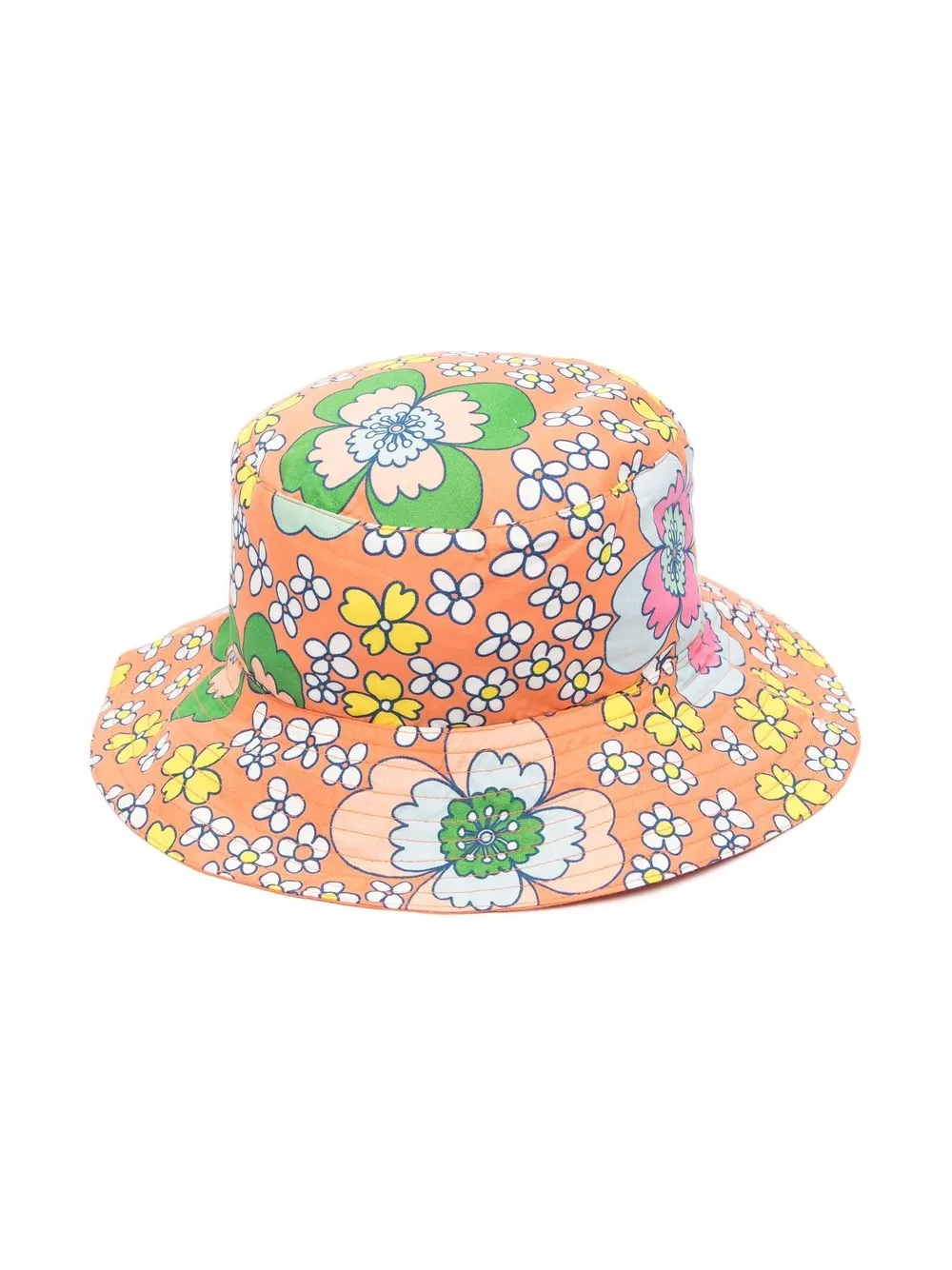 

Stella McCartney Kids floral-print bucket hat - Orange