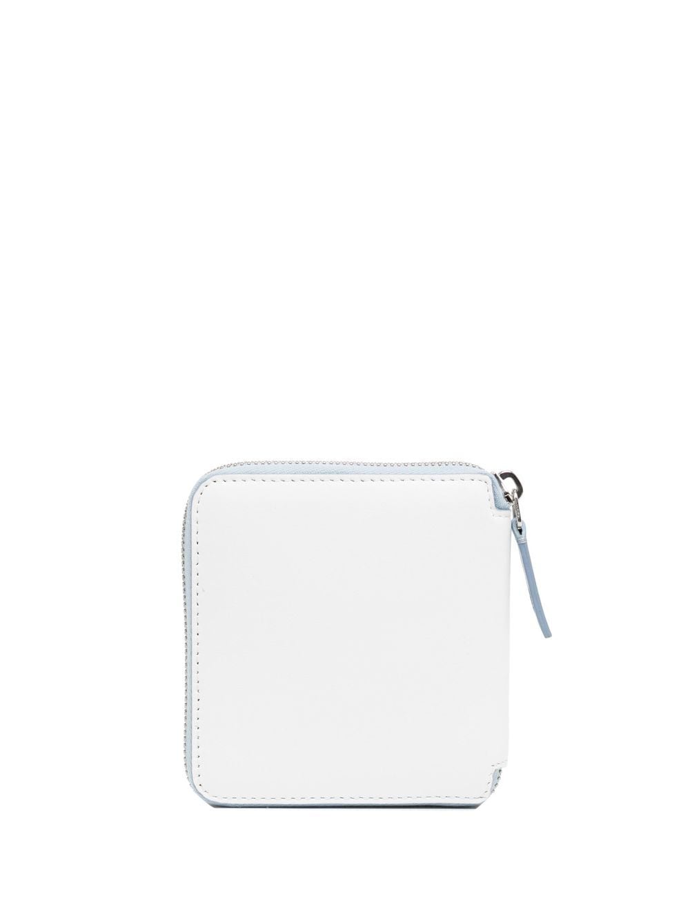 Shop Maison Kitsuné Zip-around Wallet In White