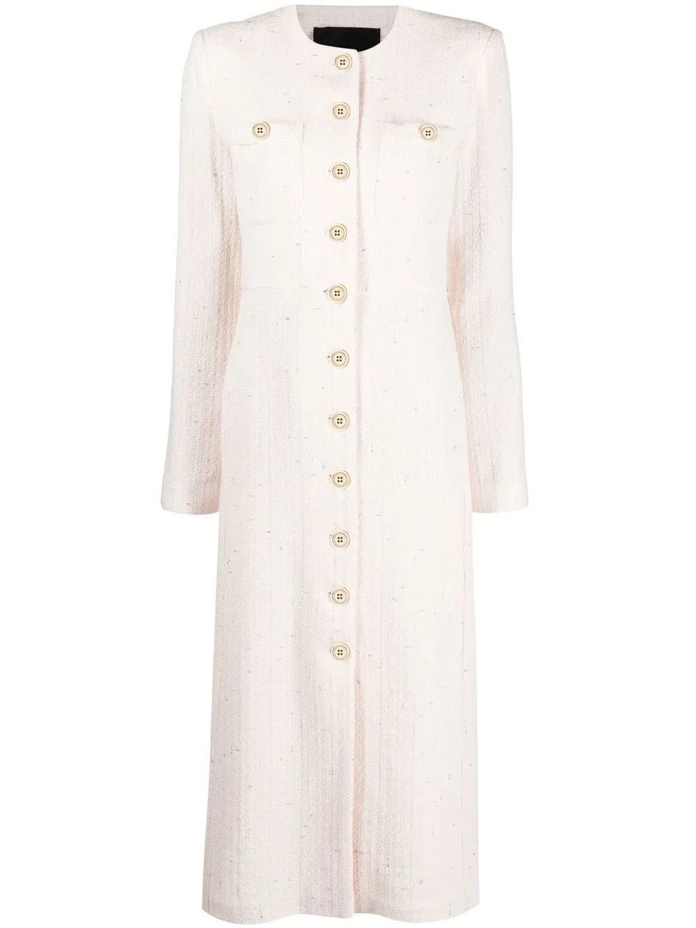 

PINKO buttoned round-neck dress